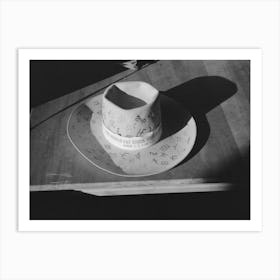 Untitled Photo, Possibly Related To Hat With Cattle Brands Burned Into It, San Angelo, Texas By Russell Lee Art Print