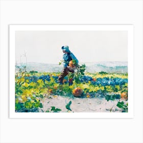 For To Be A Farmer’s Boy, Winslow Homer Art Print