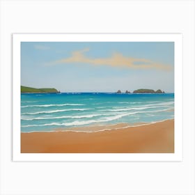 Beach At Dunmore Art Print