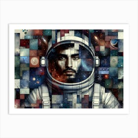 Space Man Art Print