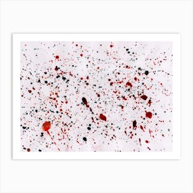 Abstraction Artistic Stains Art Print