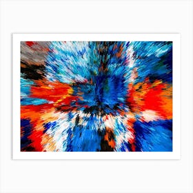 Acrylic Extruded Painting 26 Art Print