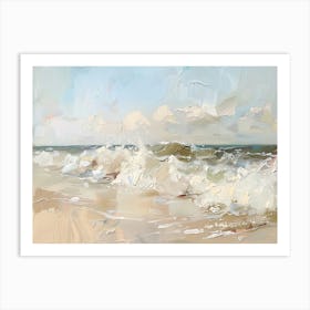 Coastal Impression Dynamic Waves 10 Art Print