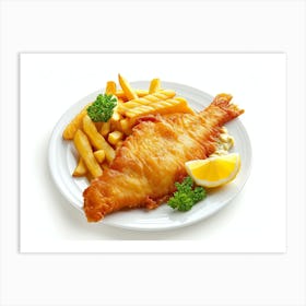 Fish And Chips 14 Art Print