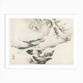 Snowscape, Kōno Bairei 1 Art Print