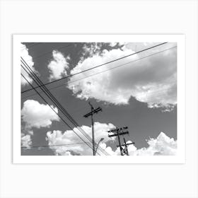 Power Lines Art Print