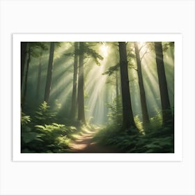 Path In The Forest 1 Art Print