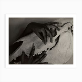 Georgia O’Keeffe Hands And Horse Skull, Alfred Stieglitz Art Print