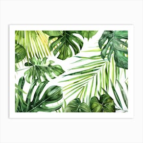 Tropical Leaves 136 Art Print