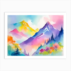 Mountain landscapes 1 Art Print