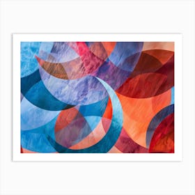 Abstract Circles 95 Art Print