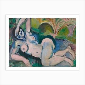 Blue Nude (Souvenir De Biskra), Henri Matisse Art Print