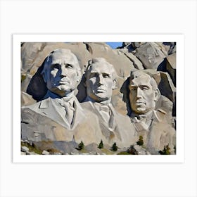 Mount Rushmore Art Print