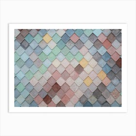 Tiled Roof Art Print