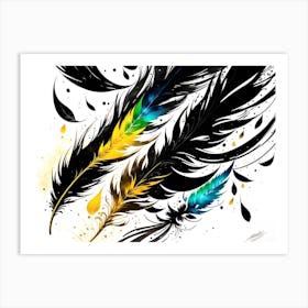 Feathers 3 Art Print