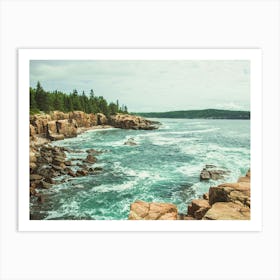 Rocky Shores Of Maine - Acadia National Park Art Print