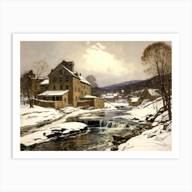 Winter Scene 3 Art Print