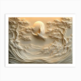 Dove In The Sky Art Print