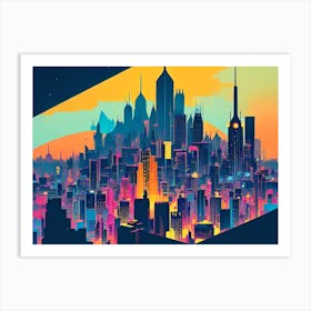 Cityscape 66 Art Print