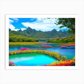 Hawaiian Flowers Art Print