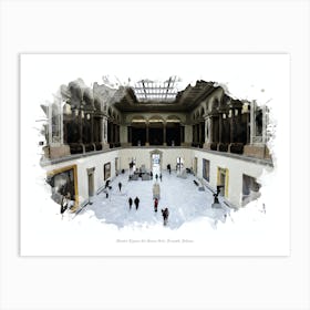 Musées Royaux Des Beaux Arts, Brussels, Belgium Art Print