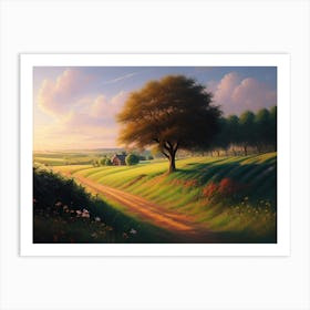 Beautiful Day In The Country Art Print