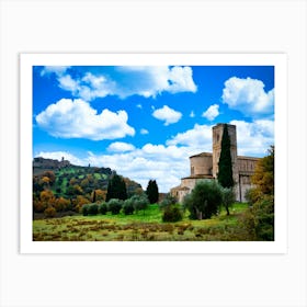 Church In Tuscany Art Print