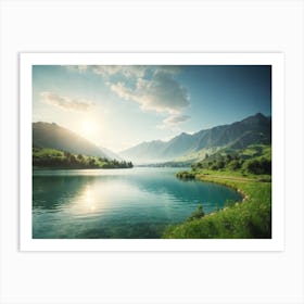 Lake of Tranquility Art Print