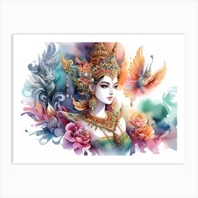 Thai Goddess Art Print