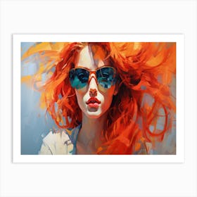 'Sunshine Girl' Art Print