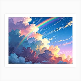 Rainbow In The Sky 15 Art Print