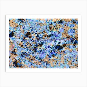 Abstract Texture Stormy Ocean 2 Art Print