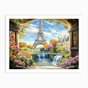 Eiffel Tower Art Print