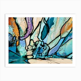 Abstract composition Art Print