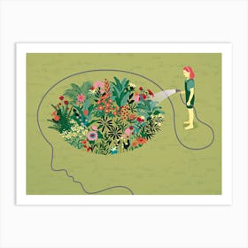Mind Garden Art Print