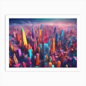 Cityscape 1 Art Print