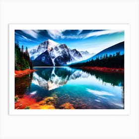 Mountain Lake 34 Art Print