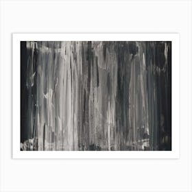 Abstract grey Art Print