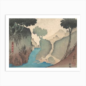 Landscape In The Mist By Utagawa Kunisada Art Print