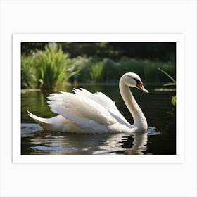 Swan photo 14 Art Print