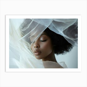 Portrait Of A Black Woman 4 Art Print