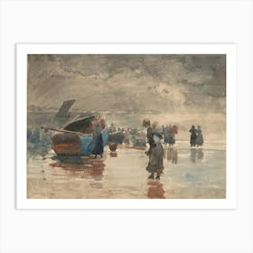 On The Sands (1881), Winslow Homer Art Print