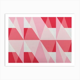 About Triangles 3 Art Print