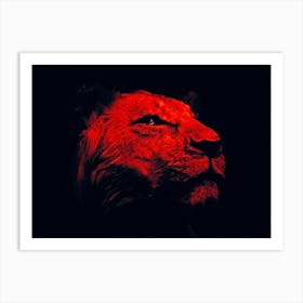 Red Lion Art Print