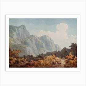 View Of The Mountains Art Print