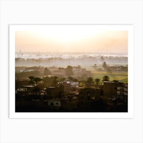 Sunrise in Luxor, Egypt 4:3 Art Print