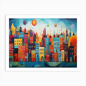 Cityscape 2 Art Print