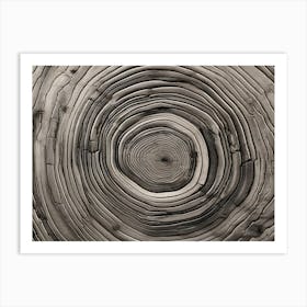 Wood Grain Texture Art Print