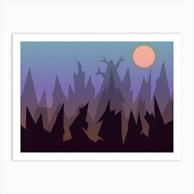 Grandes Acontecimientos Landscape Art Print