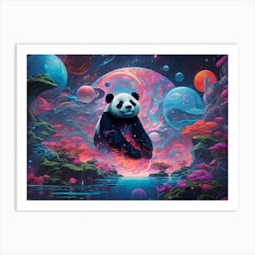 Panda Euphoria Art Print